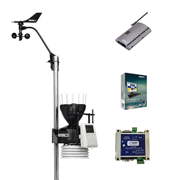 Wireless MODBUS Basic Weather Station Bundle with Solar Radiation Sensor